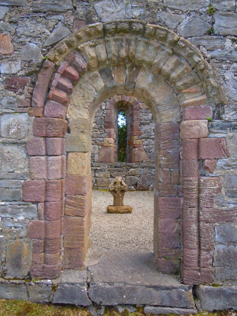 Inishfallen church doorway
