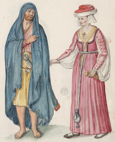 16th century Irish man and woman