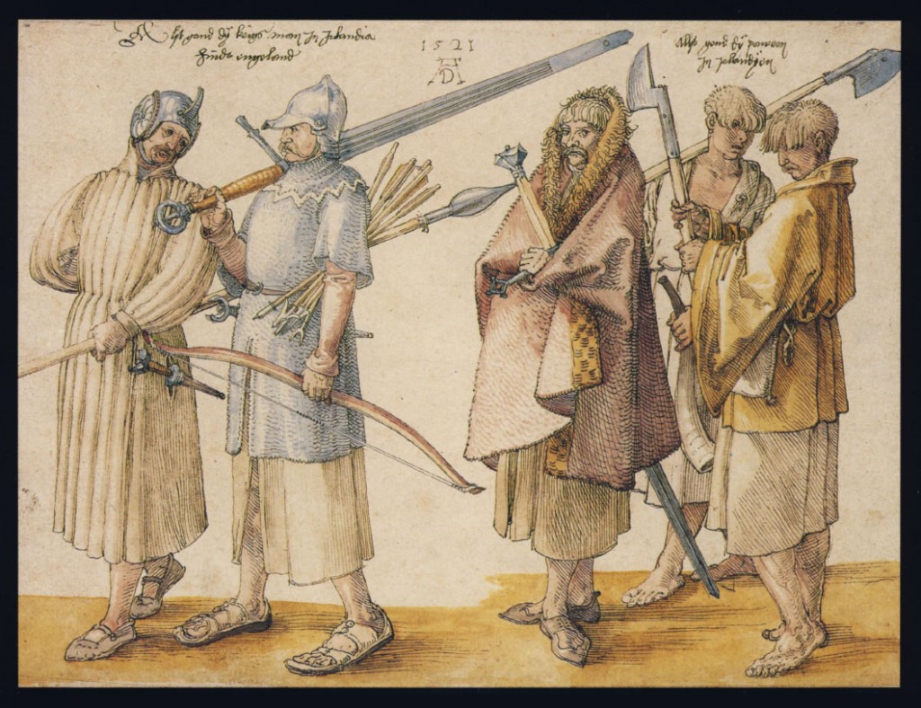 [Illustrations] Irlandais XVIème siècle. Durer_Irish_warriors-1024x788