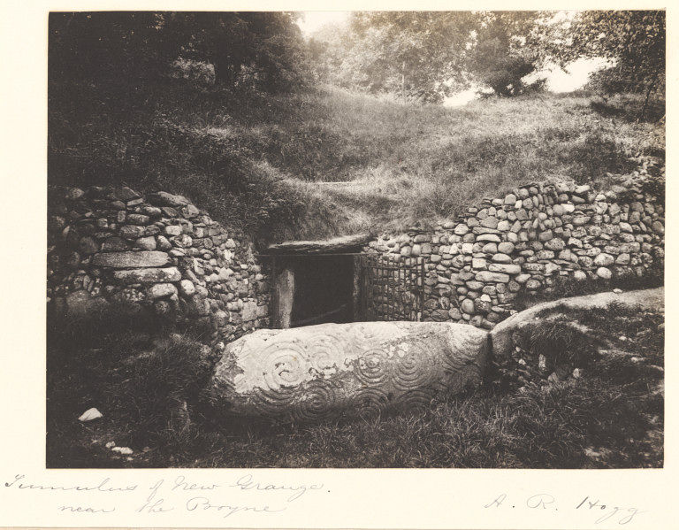Newgrange entrance 19th century