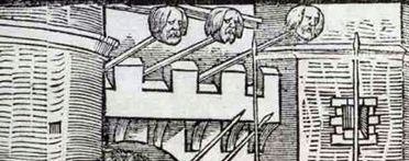 Impaled heads, Ireland (after  John Derricke 1581)