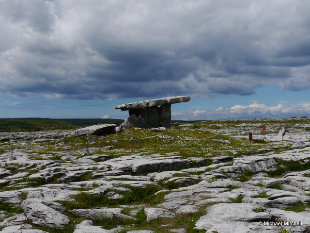 Poulnabrone portal tomb in County Clare