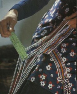 A Crios being woven by hand (image David Shaw Smith)