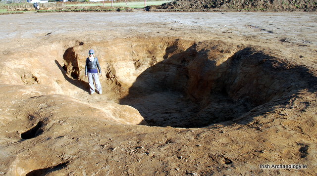 Giant Bronze Age pit