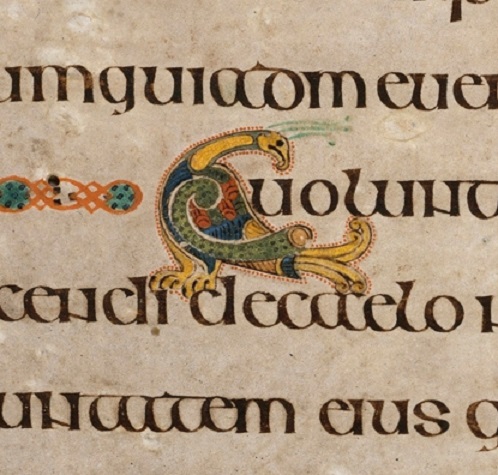 Detail from the book of Kells (source)