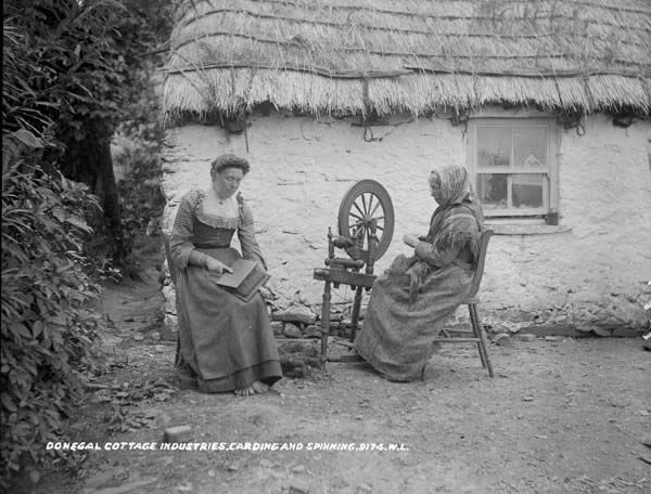 Donegal cottage (National Library of Ireland)