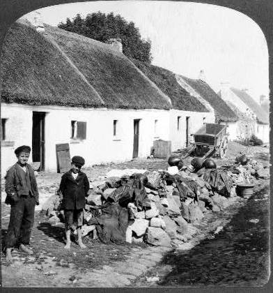 Barefoot boys, the Claddagh, Galway city, 1903